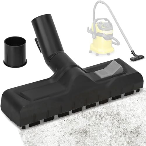 Vacuum Cleaner Accessories - Wet Dry Suction Nozzle Replacement Floor Nozzle for Kärcher WD5 WD6, Compatible with 35 mm/32 mm Vacuum Cleaner, Switchable Floor Nozzle, Carpet Brush Head for Kärcher Wet