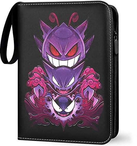 Sammelalbum für Pokemon Karten, 50 Seiten 400 Taschen Sammelkarten Album, Tragbar Wasserdicht PU Karten Halter Heft Ordner Buch, Sammelkartenalben für Sammler 50 Pcs Seite