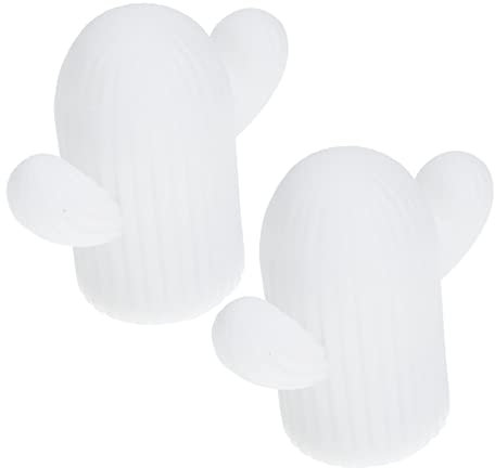 Mipcase 2 Pièces Lampe de Forme de Cactus de Veilleuses Décoratives LED pour Chambre Ambiance Douce Chaleureuse comme Lampe de Chevet Décoration de Bureau