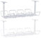 NUOBESTY 1set Under Desk Cable Management Rack Durable Wire Organizer for Tidy Space for Home Office Compact Design with Hooks for Easy Installation White Grey 2pcs