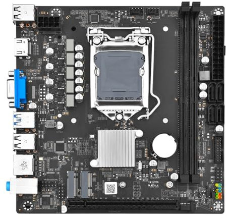 Uxsjakjsd H510M-I Mini Itx Motherboard LGA1200 CPU 64GB DDR4 RAM 6x USB2.0+4x USB3.0 M.2 NVME/NGFF Desktop PC Motherboard