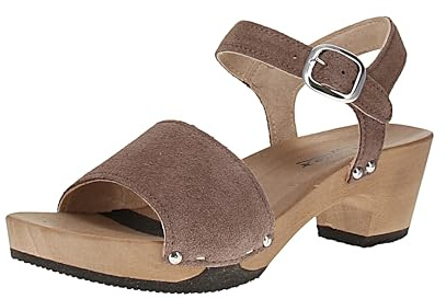 Softclox S3656 Kada Kaschmir - Damen Sandalette - 07-Mocca