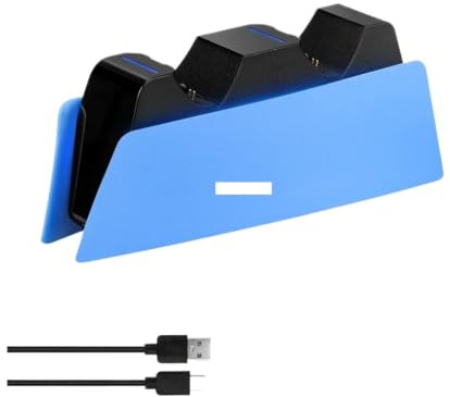Stazione Di Ricarica For Il 30° Anniversario, Compatibile Con PS5, Doppio Indicatore Di Carica Veloce Controller Supporto Di Ricarica Culla Dock Gamepad