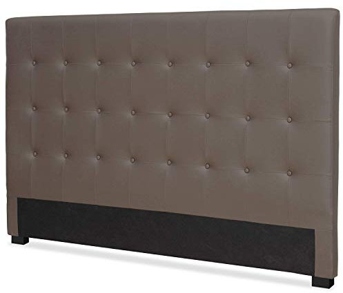 Menzzo HB180 Contemporain Luxor Tête de Lit Bois Taupe 8 x 190 x 122 cm