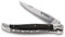 Laguiole en Aubrac Taschenmesser L0212CBIF 12 cm Messer Backen und Klinge glänzend Griff Büffelkruste