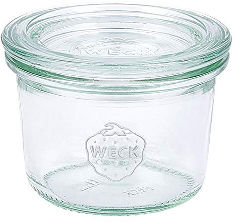 48x WECK-Mini-Sturzglas 80ml mit Deckel