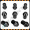 20 SCHWARZ Radmutter 1/2 UNF x 34 SW19 Kegelbund Kegel 60° Alu Stahl Felgen