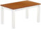 Esstisch Rio Classico 140x80 cm Kirschbaum Weiß Holz Pinie Massivholz Esszimmertisch Echtholz ausziehbar vorgerichtet für Ansteckplatten Brasilmöbel