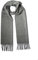 MayTree Kaschmir-Schal für Damen und Herren - Weicher Wollschal aus 100% Kaschmir, einfarbig, 180 x 30 cm - Luxuriöser Winter-Schal - Hellgrau