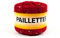 Pailletten, 50 g, Garn mit Pailletten, Baumwolle und Polyester, 7, Rot