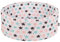KiddyMoon 90X30cm/KEINE Bälle Kinder Bällebad Mit Bällen Spielbällebad Mehrfarbig EU, Ecru: Rose-Perle-Transparent