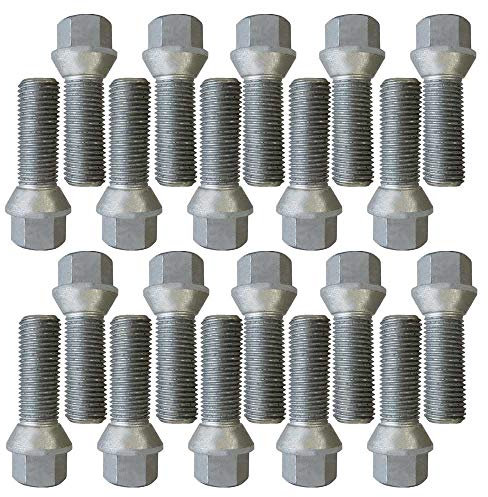 20 Boulons de roue M14x1,5 40mm conique 60° 20-KE141540
