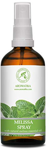 Duftspray Melisse 100ml - Raumspray mit Ätherischem Melissenöl - Melissenöl Spray - Raumnebel - Lufterfrischer - Leinenspray - Melisse Spray - Aromaspray - Natürlicher Geschmack - Aromatherapie