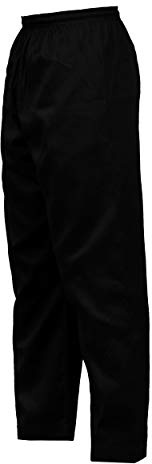 UFG Essential Karate Pants Cotton & Polyester Blended - Kids Adults Unisex (Black, 000)