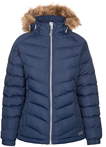 Trespass Womens Padded Hooded Casual Jacket Zip Off Hood Nadina