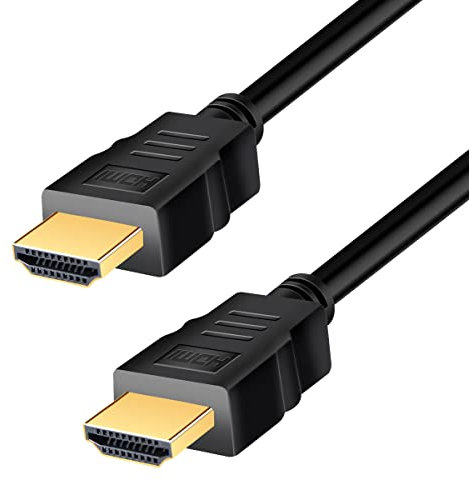 LogiLink CH0101 - HDMI Anschlusskabel Typ A (Stecker/Stecker), UHD 4K Auflösung, 2X geschirmtes CCS Kabel, Farbe: Schwarz, Länge: 2m
