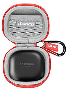 RLSOCO Carrying Case for Samsung Galaxy Buds 2/ Galaxy Buds Live/Galaxy Buds Pro True Wireless Earbuds Active Noise Cancelling (Red)