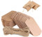 Naiocase 50 Stück Klein Geschenkschachtel Kraftpapier Tüten Geschenkbox, für Hochzeit Taufe Weihnachten Geburtstag Konfirmation - Braunes