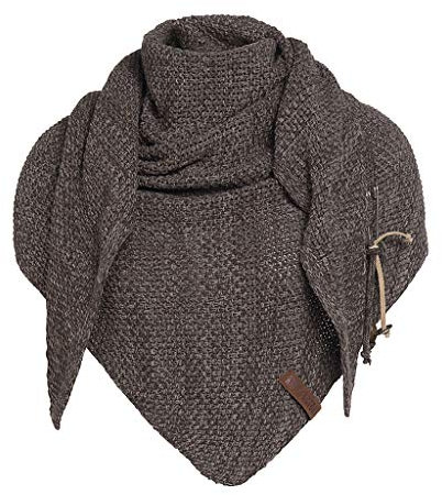 KNIT FACTORY Umhängetuch COCO braun-taupe