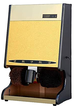 Spazzola per scarpe elettrica per uso domestico, Spazzola per scarpe Spazzola per scarpe elettrica per uso domestico Macchina per lucidare scarpe a induzione automatica per hotel (oro) (oro)