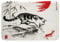 Loussiesd Japanisches Ukiyoe Badteppiche Japanische Katze Koi Badezimmerteppich Badematte 50x80cm für Kinder Jungen Mädchen Tinte Bambus Sonne Exotischer Stil Aquarell Badvorleger