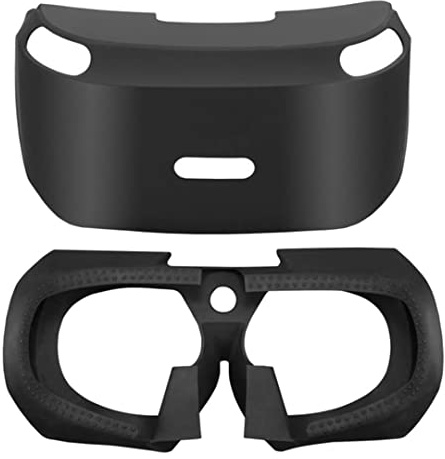 Für PlayStation VR1 Silikonhülle, Anti-Rutsch Schutzhülle Headset Abdeckung für PS4 VR PSVR 3D Viewing Glas