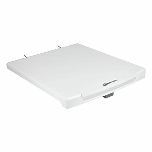 LUTH Premium Profi Parts Compatible/Reemplazo para Bauknecht Tapa de dispositivo con marco mango resorte gancho 481010771229 para lavadora de carga superior