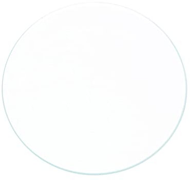 Kozelo 6Stk Uhr Kristallglas - [40mm] Rund Flach Uhrengläser Ersatz für Zifferblatt Verwendung Klar