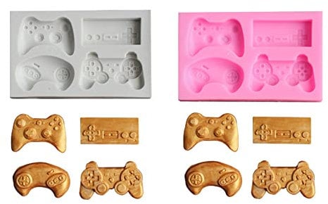 Chocolate Molds,3D Game Controller Mold - DIY Moulds for Cake Baking Jelly Pudding Dessert, Birthday Gifts Fpgear