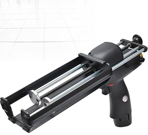 Electric Caulking Gun Battery Operated,ordless Caulking Gun for Makita Battery, Electric Gun, for Filling, Sealing, Repair,2xBattery