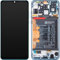 Generisch Original Touchscreen Bildschirm LCD Display mit Rahmen Peacock Blau für Huawei P30 Lite & Akku New Edition MAR-LX1B