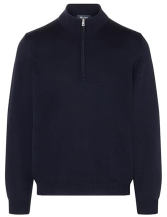 Maerz Herren Troyer 491300_399 58 Pullover, Navy, 58 EU