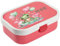 wolga-kreativ Mepal Campus Brotdose Kinder mit Fächern - Personalisierte Lunchbox mit Namen für Schule, Kindergarten und Einschulung - Motiv Tierchen mit Luftballon - Jausenbox mit Unterteilung Kinder
