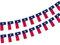 Bandera de Texas 40 unidades bandera de Texas, guirnalda Texas 11.4M, banderines Texas, bandera Texas California, banderita Texas, pequeñas banderas Texas