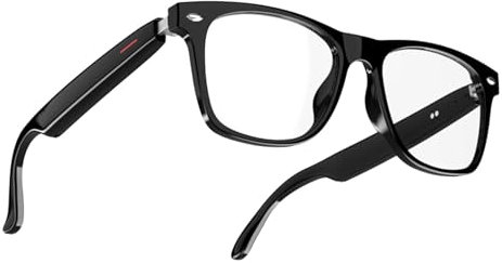 Smart Glasses - Wearable Display Glasses | Smart Video Camera Glasses | Smart Glasses Speakers | Wireless Smartphone Audio Glasses | Portable Video Recording Glasses For Cycling, Hiking, Fishing