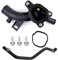 ERMWALR 25192985+13249353 Thermostat Housing with Hose Water Pump Outlet Coolant Flange with Sensor for Opel VAUXHALL Corsa Astra Meriva Adam1338487 1338022
