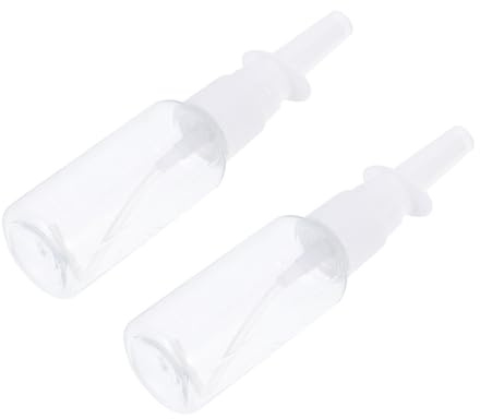 DEARMAMY 2 Stück Nasenreinigungsset für Babys mit 20ml Fassungsvermögen Pet Material Manuelle Nasenspülung zur Sicheren und Sanften Reinigung der Nasenhöhle