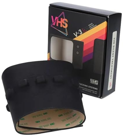 VHS 3.0 Slapper Kettenschutz, geräuschreduzierend, eliminiert Kettenschlaggeräusche auf Ihrem Fahrrad und schützt gleichzeitig Ihren Rahmen, passend für alle Kettenstreben, Schwarz