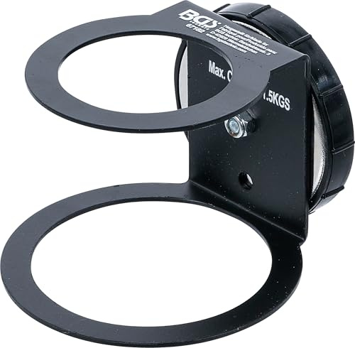 BGS 67182 | Magnetischer Halter | für Schlagschrauber | Werkstattwagen | Tragfähigkeit max. 1,5 kg | ganzflächiger Magnet | Silikonkappe | für metallische Untergründe