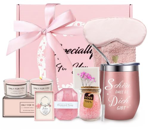 Muttertag Geschenkset für Mama,Geburtstagsgeschenk für Frauen 30 40 50 60 70,Valentinstag Geschenke für Freundin,Geschenkkorb für Frau,Geburtstag Weihnachten Hochzeitstag/Jahrestag Dankesgeschenk