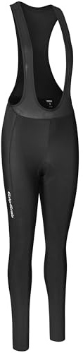 GripGrab Ride Thermo Bib Tights Winter Radhose Damen Lang mit Sitzpolster | Trägerhose für Rennrad, MTB und Gravel Bike aus Miti Lombardia Thermostoff, Elastic Interface Polster und DWR Beschichtung