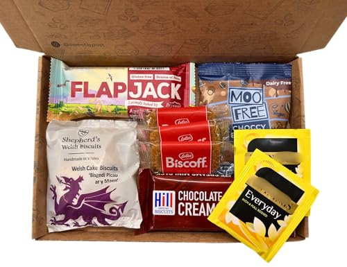 Vegan Afternoon Tea Hamper Letterbox Plant Based Dairy-Free