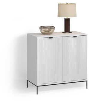 Livinity Kommode Aterno, Weiß, mit 2 Türen