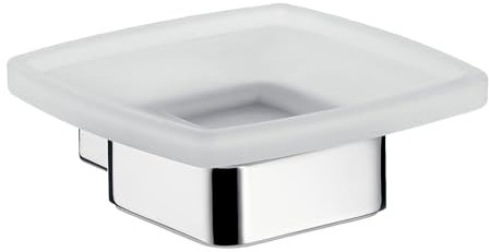 Emco 053000100 Seifenhalter Loft wandhängend Kristallglas satiniert, chrom