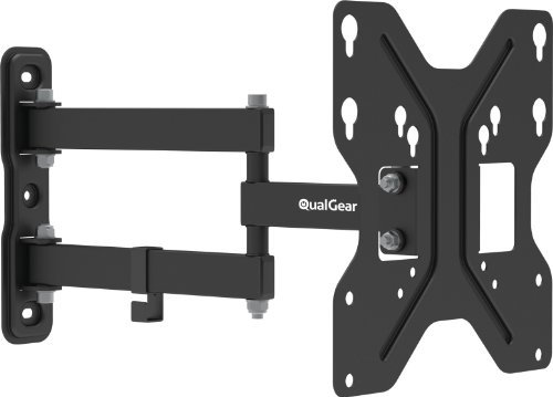QualGear QG-TM-006-BLK 23-Inch to 42-Inch Universal Low Profile Tilting Wall Mount LED TVs, Black