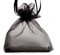 10 Organza-Beutel, ca 85 x 110 mm schwarz