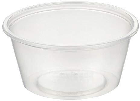 1000 Stk. Dressingbecher Saucenbecher 80ml, transparent, aus PP