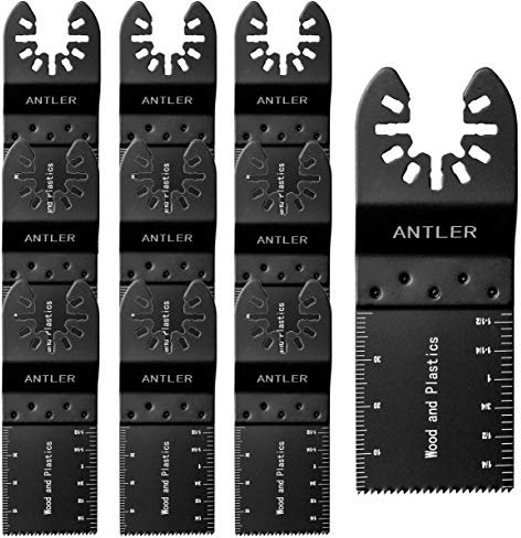 10x 35mm Antler Blades for Dewalt Stanley Worx F30 Erbauer Black & Decker Oscillating Multitool Accessories QAB35WB