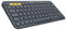 Logitech K380 Teclado Inalámbrico Multi-Dispositivos para Windows/Apple iOS/Android/Chrome, Bluetooth, Diseño Compacto, PC/Mac/Portátil/Smartphone/Tablet/Apple TV, Disposición QWERTY Español - Negro