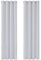 Deconovo Verdunkelungsgardine mit Kälteschutz Gardinen Wohnzimmer Vorhang Blickdicht Vorhang, 240x135 cm(HöhexBreite), Silber Grau, 2er Set